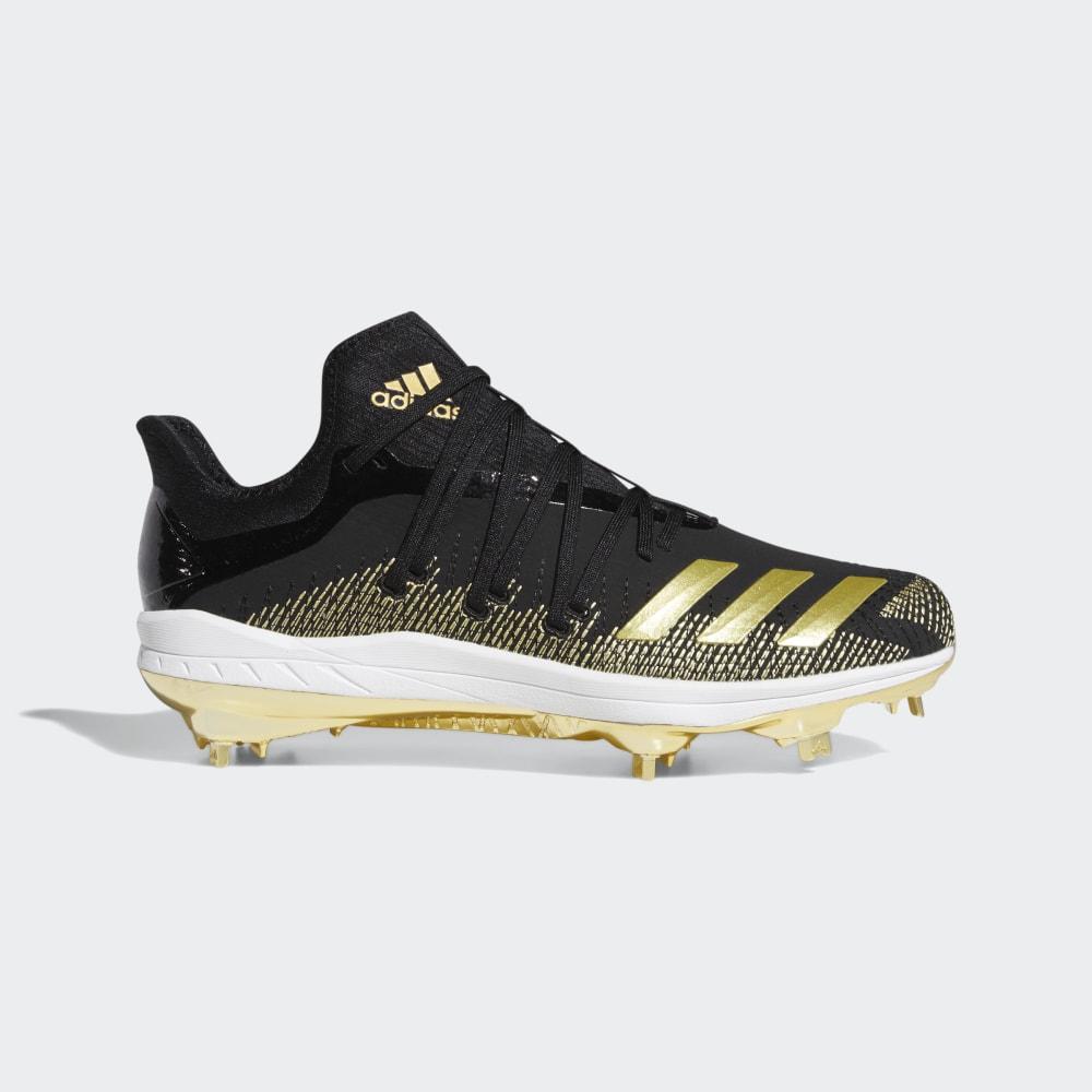 Adidas Men's Afterburner 6 Baseball Cleats Black/Gold Metal/White Ireland G27657